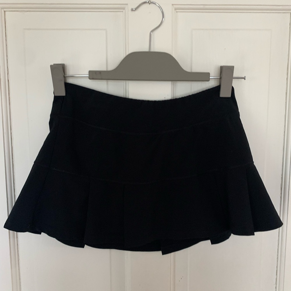 Prince black tennis skirt